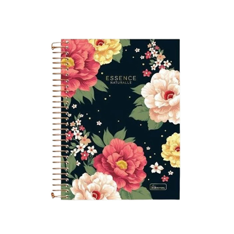 Caderno colegial 10 matérias capa dura Essence Naturalle