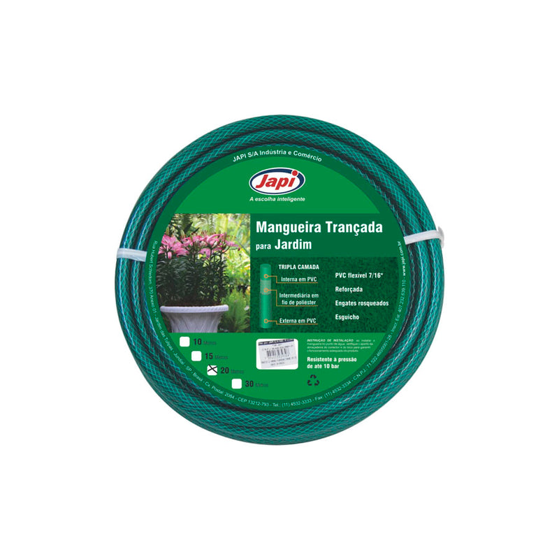 Mangueira para Jardim Trançada 15 MT- JAPI