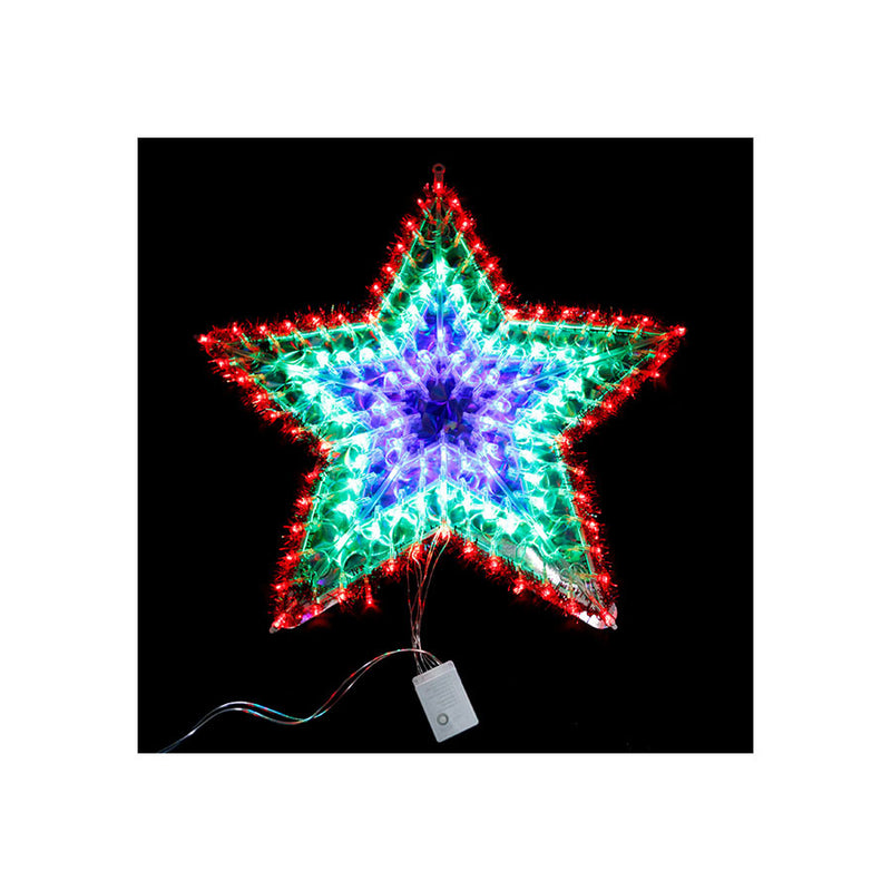 Pisca Natal Estrela Led 50cm Colorido 110V