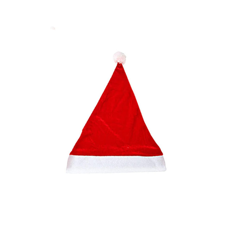 Gorro de Papai Noel Veludo  37x26cm