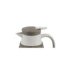Garrafa Térmica Revestida com Rattan de Plástico CINZA - 1l