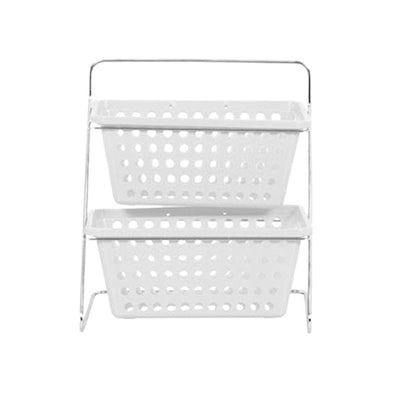 Organizador De Bancada N°2 Duplo - Branco