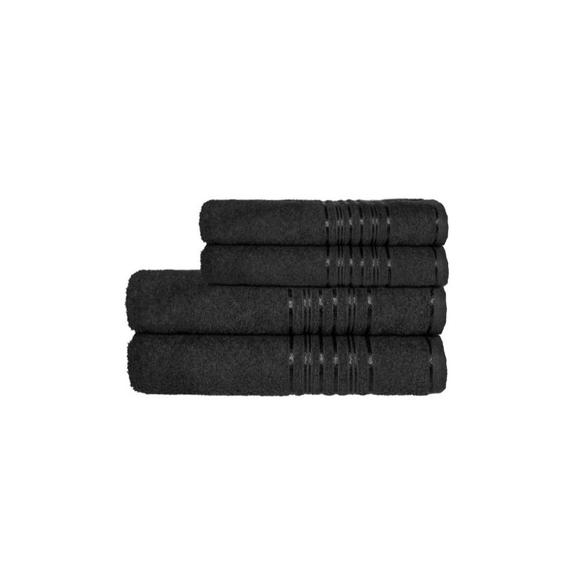 Toalha de Banho Lyra - Preto - 0,60CM X 1,30 CM - 01 unidade