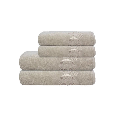 Toalha de Banho 70cm x 1,40m Charlotte Camesa bege