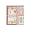 Kit  Agenda e Post It para Anotações - Flores