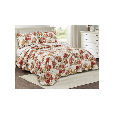 Colcha Casal Biela Camesa Evolution Patchwork 220x240CM Floral