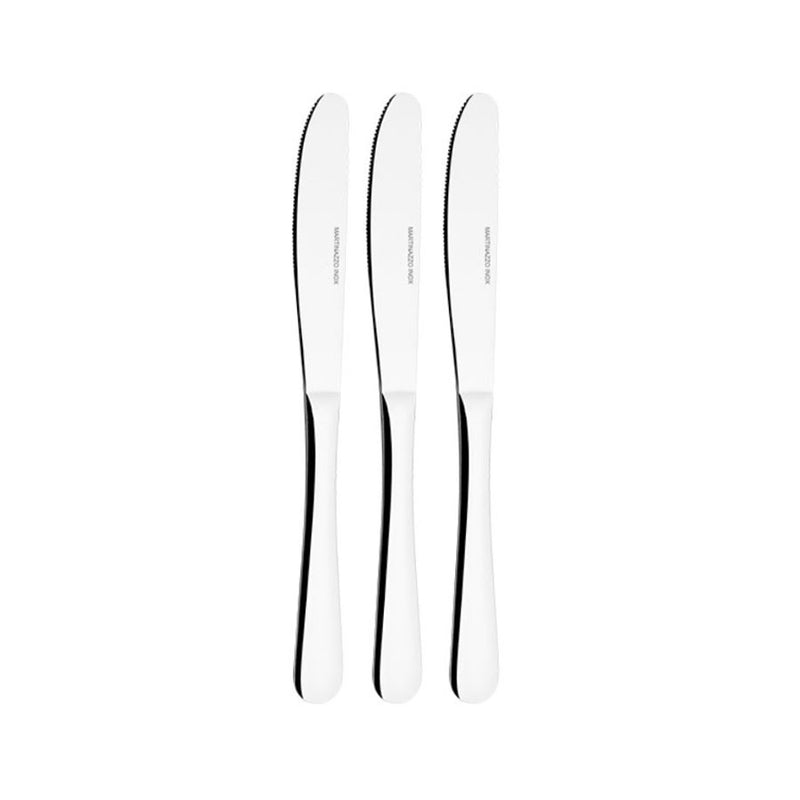 Jogo de Facas de Mesa 3 Peças Inox Linha Estilo - Martinazzo