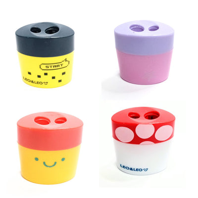 Apontador com Coletor com 2 Furos Stamp Leo&Leo