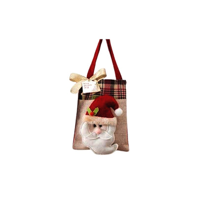 Enfeite Natalino - Saquiho de Pano Noel