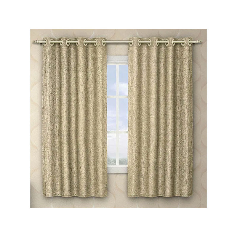 Cortina Cetim 170x200m Bege - Adomes