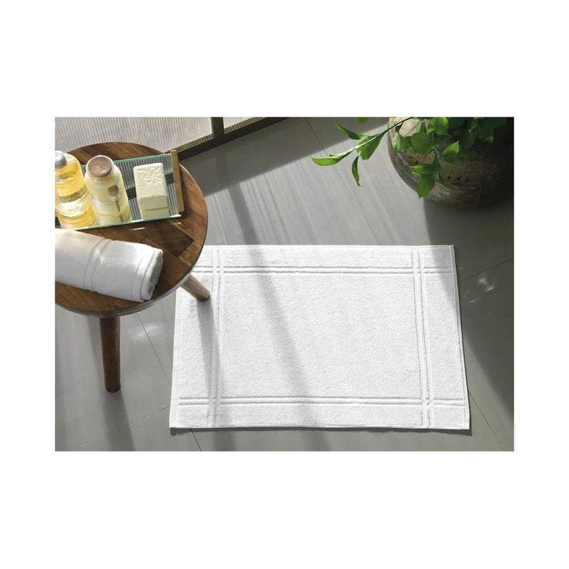 Tapete de Banheiro Karsten Branco 45x65cm