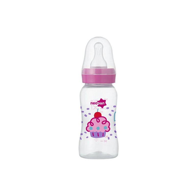 Mamadeira Criativa Neopan 140ml  Cupcake - Rosa
