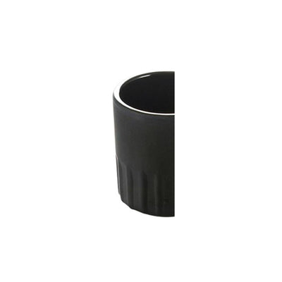 Copo Cerâmico Preto 8cm