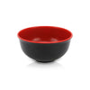 Tigela Melamina Vermelho e Preto 19cm