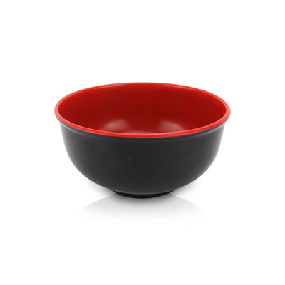 Tigela Melamina Vermelho e Preto 19cm