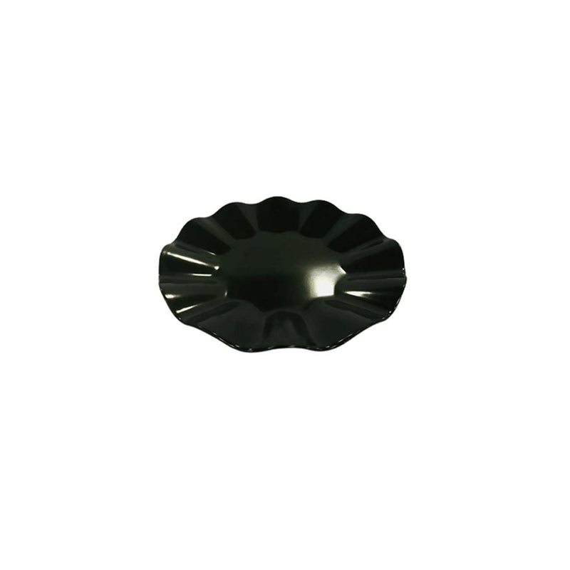 Prato Redondo Ondulado de Melamina 25cm