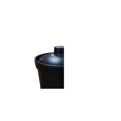 Copo de Melamina Preto para Molho 10x7cm