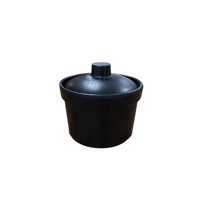 Copo de Melamina Preto para Molho 10x7cm