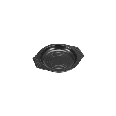 Prato de Melamina Preto 23cm