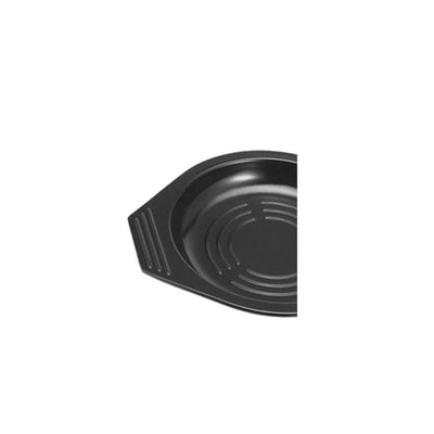 Prato Preto de Melamina 25cm