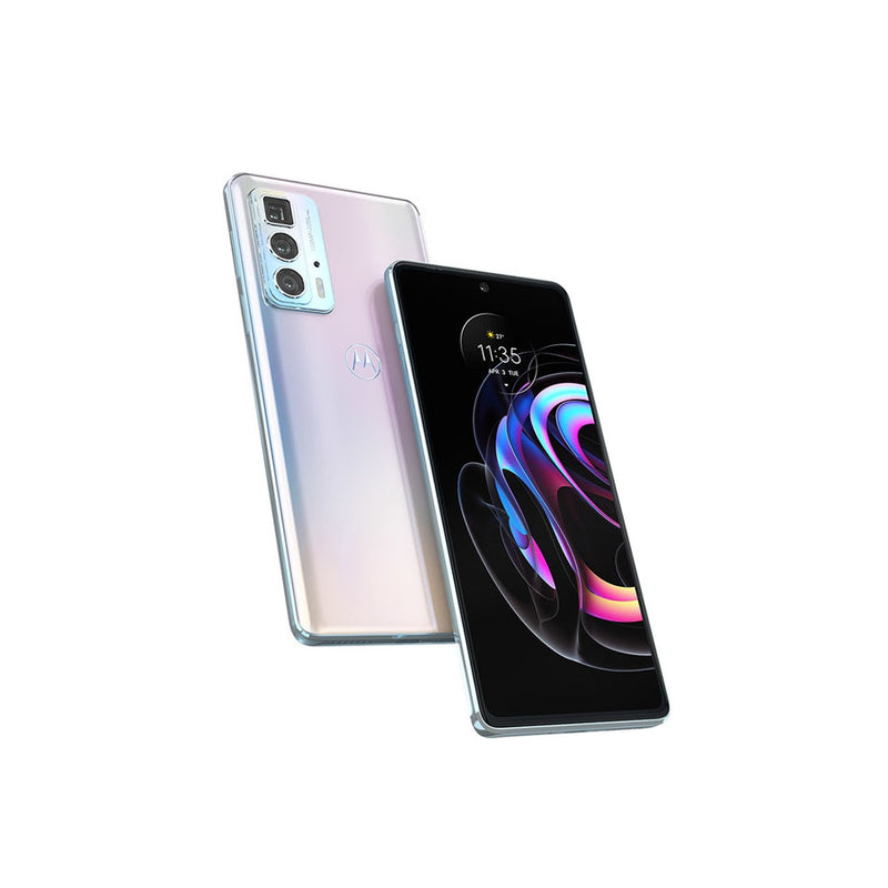 Smartphone Motorola Edge 20 Pro, Qualcomm Snapdragon 870, 256 GB, 12 GB RAM, Tela Max Vision 6.7 Full HD+, Câmera Tripla 108 MP + 16 MP + 8.0 MP, Frontal 32 MP, Bateria 4500mAh, Android 11 - BRANCO