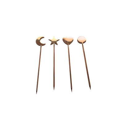 Conjunto Aperitivo 4 Peças Inox 11,5cm -Cobre