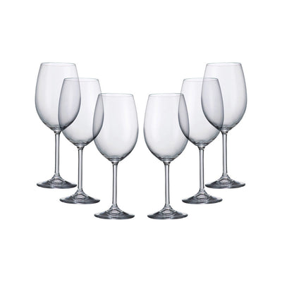 Jogo de Taças para Vinho Branco 6 Peças Bohemia 350ml
