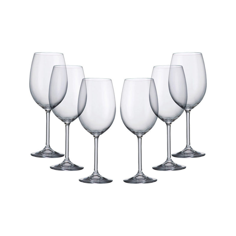 Jogo de Taças para Vinho Branco 6 Peças Bohemia 350ml