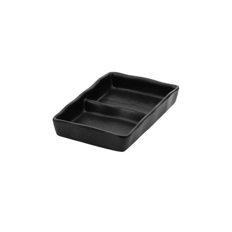 Molheira Porta Shoyu Dupla Retangular 13cm