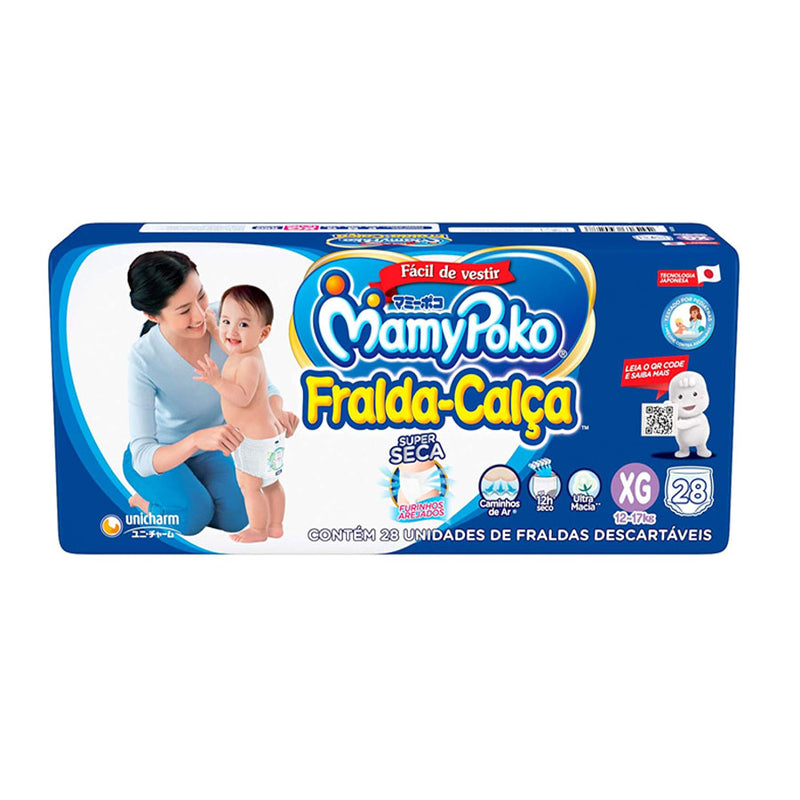 Fralda  Mamypoko Calça Jumbo XG C/28