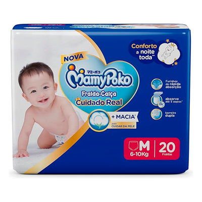 MamyPoko Fralda-Calça Premium Seca M 20 Unidades