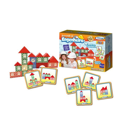 Brincando de Engenheiro + Jogo da Memória - Xalingo