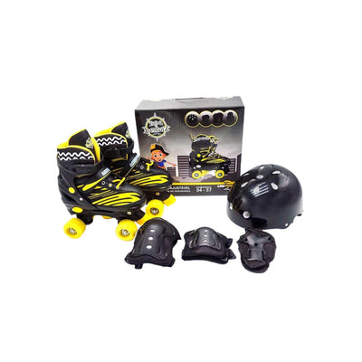 PATINS QUAD UNITOYS  AJUSTÁVEL 34/37 PRETO