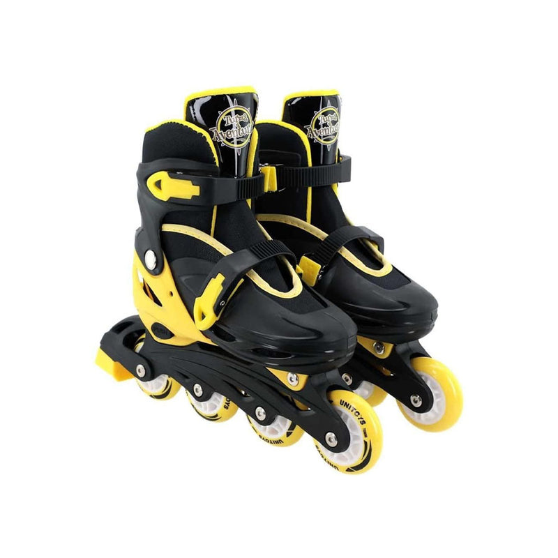 Patins 4 Rodas Infantil Inline e Kit de Proteção