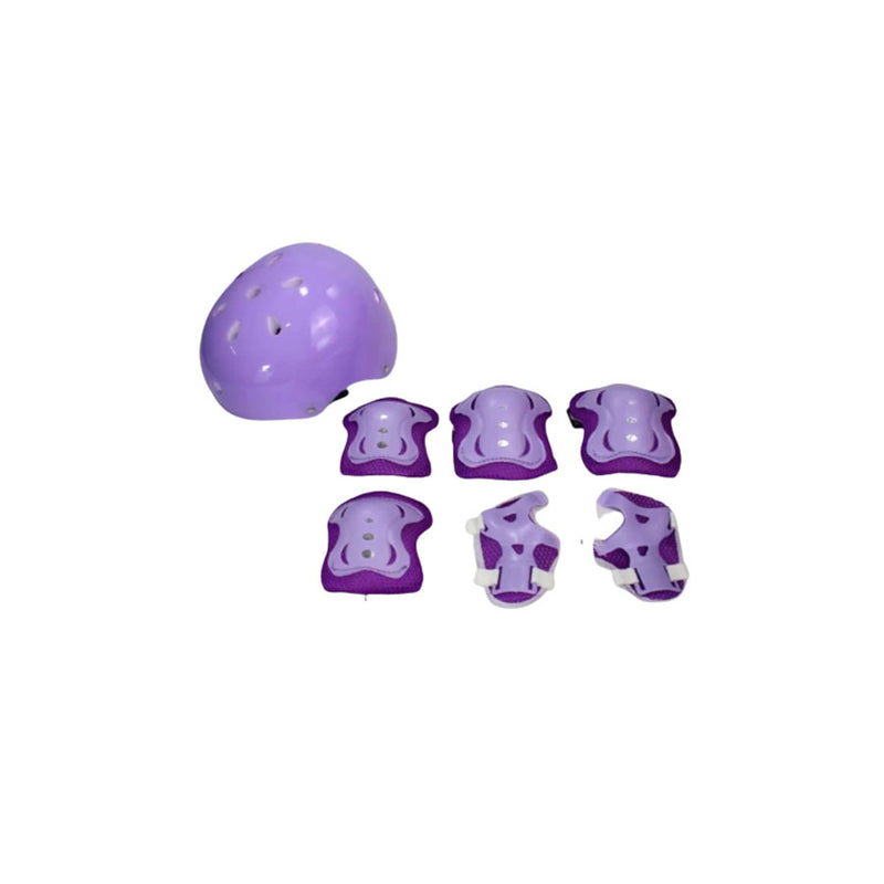 Patins Ajustável com Kit de Proteção Roxo 34 ao 37