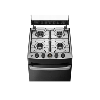 Fogão 4 Bocas Mesa de Inox Branco Continental FC4IB