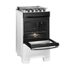 Fogão 4 Bocas Mesa de Inox Branco Continental FC4IB