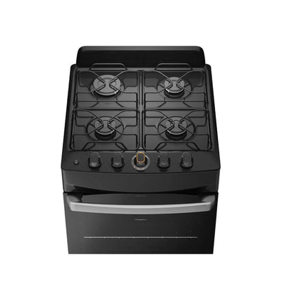 Fogão 4 Bocas Mesa Top Limpa Fácil Preto Continental FC4LP - Bivolt