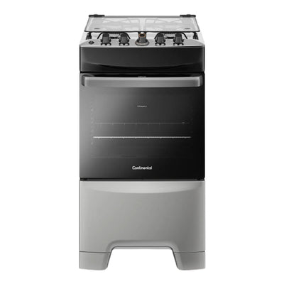 Fogão 4 Bocas Mesa de Inox Silver Continental FC4IS