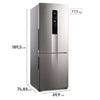 GELADEIRA ELECTROLUX FROST FREE INVERSE INVERTER COM FRESH&FLEX 488 LITROS IB55S - 127V