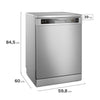 Lava-Louças Continental 14 Serviços Prata Com Função Higienizar 70°c LC14S - 127v