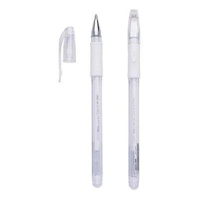 Caneta Gel Grip Branca Escrita De 0,5Mm - Molin 3238