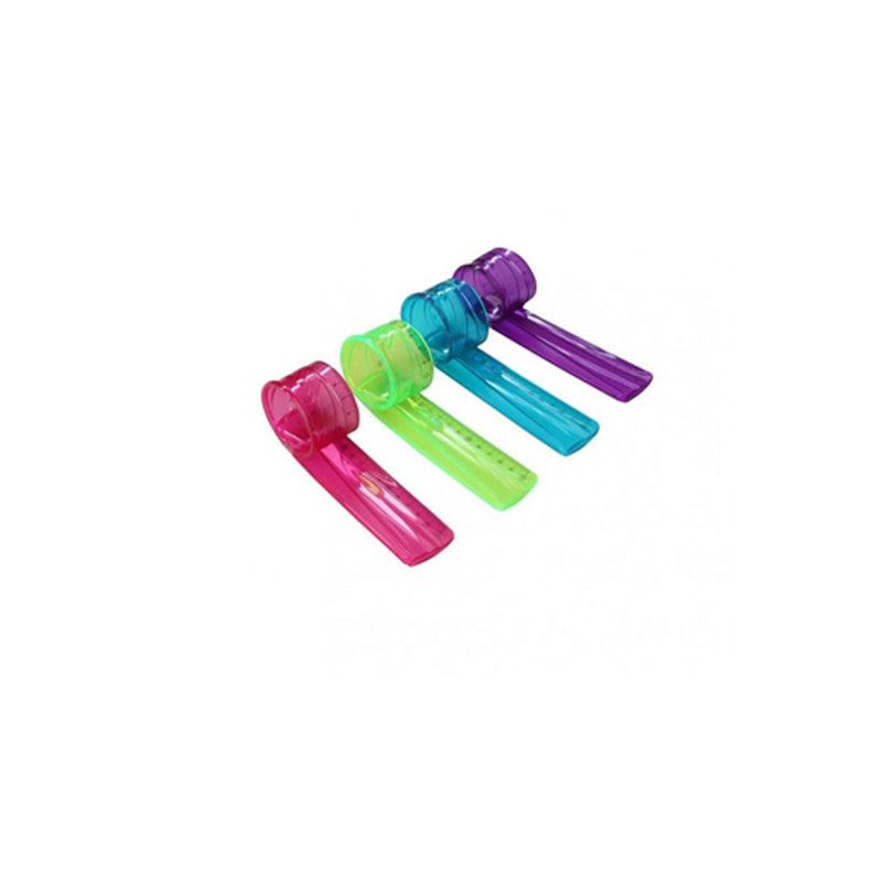 Régua Flexível (Inquebrável) 30cm Neon