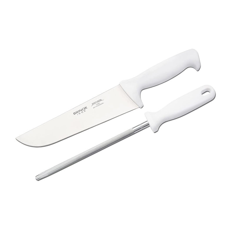Conjunto para Churrasco 2 Peças Precision Faca e Chaira - Brinox