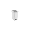 Lixeira com Pedal 10L Branco Double  35cm