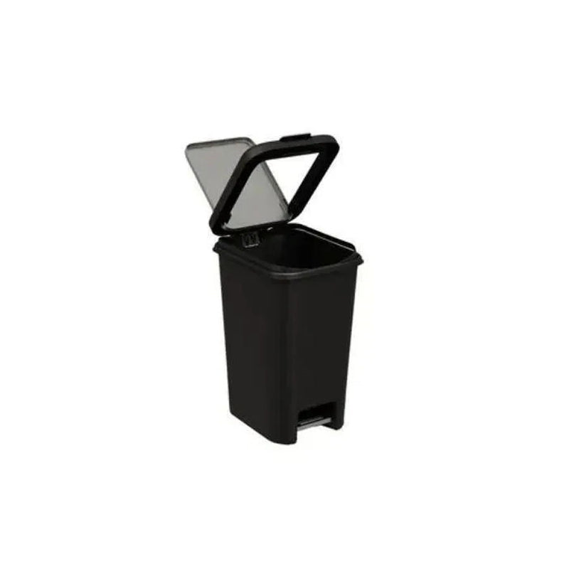 Lixeira com Pedal 15L Preta Double