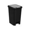 Lixeira com Pedal 15L Preta Double