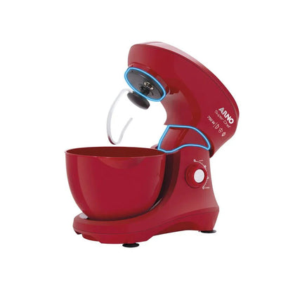 BATEDEIRA PLANETÁRIA ARNO SUPER CHEF 750W 5 LITROS 15 VELOCIDADES VERMELHA KM02