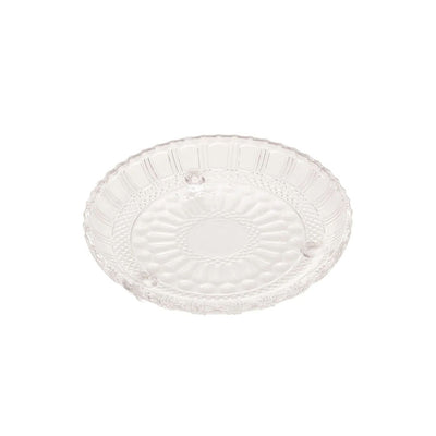 Prato Petisqueira com 3 Pés de Cristal Brandon 18cm