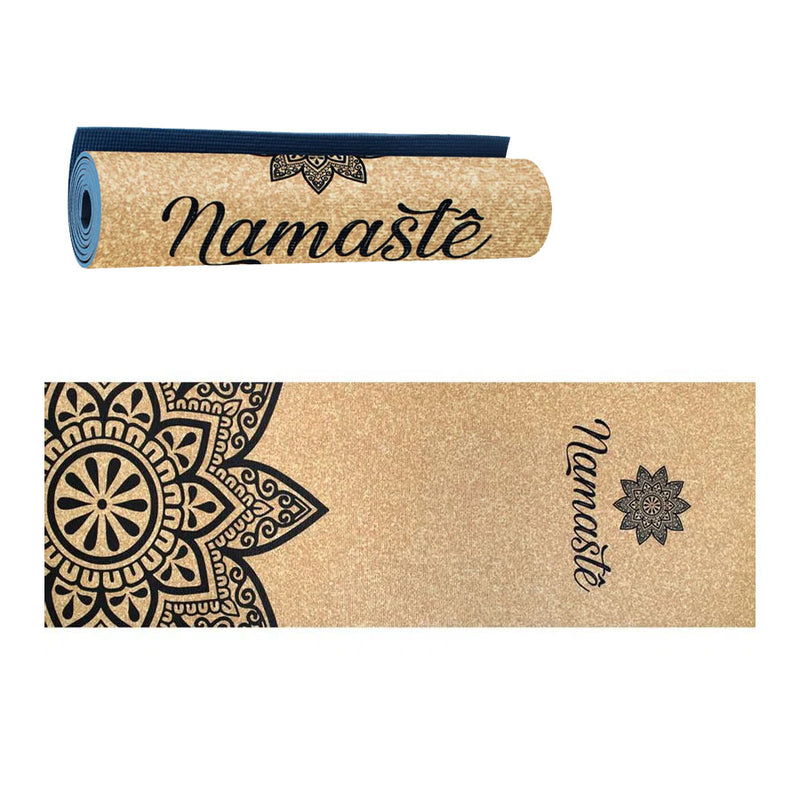 Tapete Para Yoga Temas Namastê com Alça 60cm x 166cm - KAPAZI